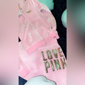 Vintage Y2K Victoria Secret Velour Jacket + Sweats